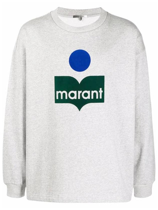 Menjiri Logo Sweatshirt Gray - ISABEL MARANT - BALAAN.