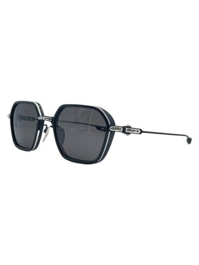 Sunglasses E53 Black Brushed Silver 684494607770 - CHROME HEARTS - BALAAN 2