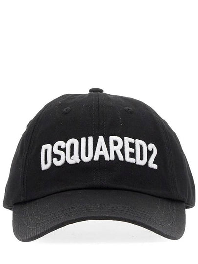 Logo Base Ball Cap Black - DSQUARED2 - BALAAN 2