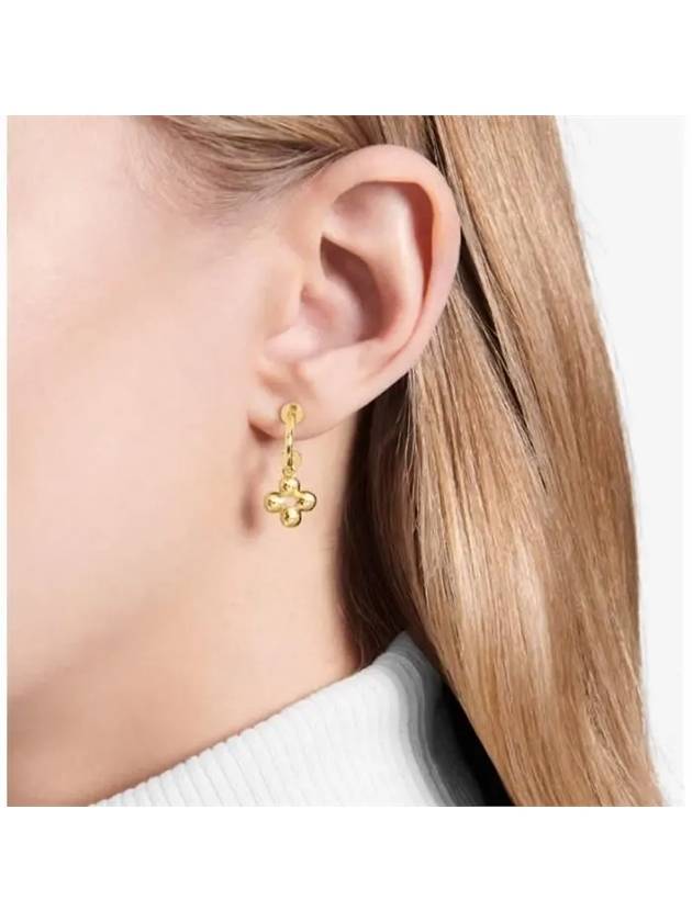 Blooming Earrings Gold - LOUIS VUITTON - BALAAN 3