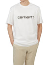 Script Short Sleeve T-Shirt White - CARHARTT WIP - BALAAN 6