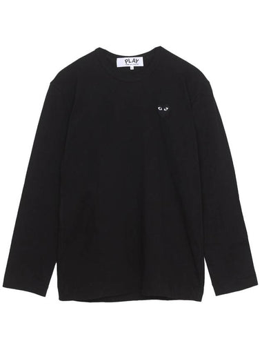 Logo Waffen Long Sleeve T-Shirt Black - COMME DES GARCONS - BALAAN 1