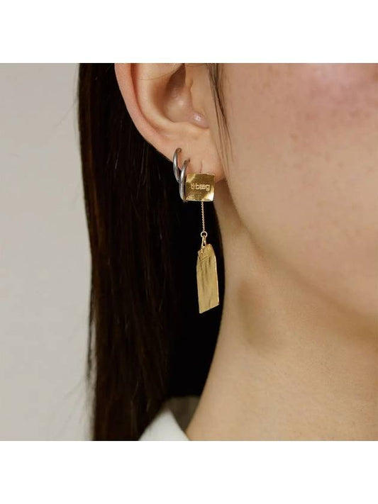 GOLD DROP EARRING GD earrings - TIBAEG - BALAAN 1