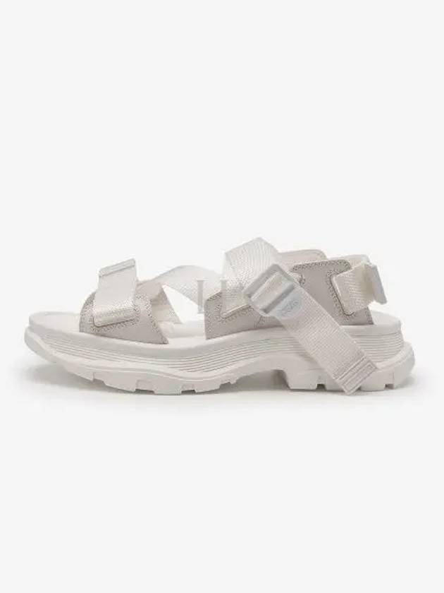 Tread Velcro Sandals White - ALEXANDER MCQUEEN - BALAAN 2