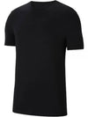 Men's Park 20 Swoosh Short Sleeve T-Shirt Black - NIKE - BALAAN 2