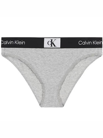 Women's Modern Logo Panties Gray Heather - CALVIN KLEIN - BALAAN 1