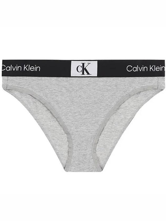 Women's Modern Logo Panties Gray Heather - CALVIN KLEIN - BALAAN 1