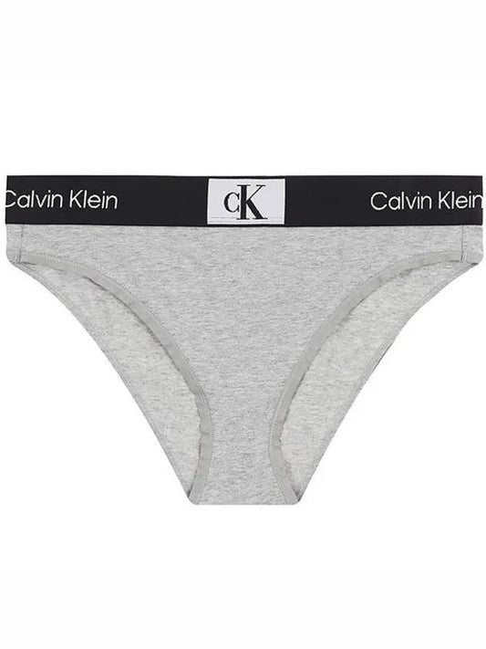 Logo Modern Panties Grey Heather - CALVIN KLEIN - BALAAN 1