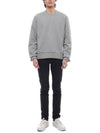 Center Back Stripe Crewneck Sweatshirt Light Grey - THOM BROWNE - BALAAN 4