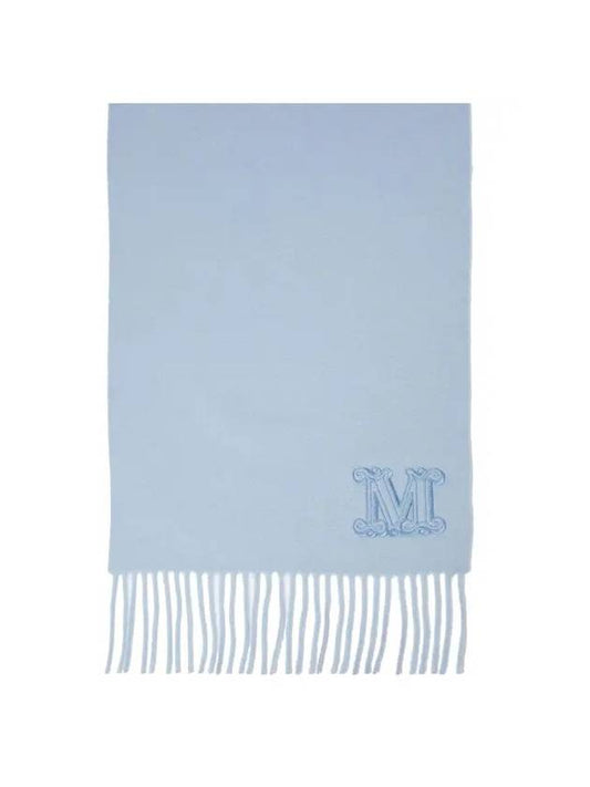 Wsdalia Cashmere Muffler Blue - MAX MARA - BALAAN.