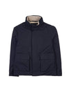 Winter Voyager Technical Fabric Bomber Jacket Navy - LORO PIANA - BALAAN 1