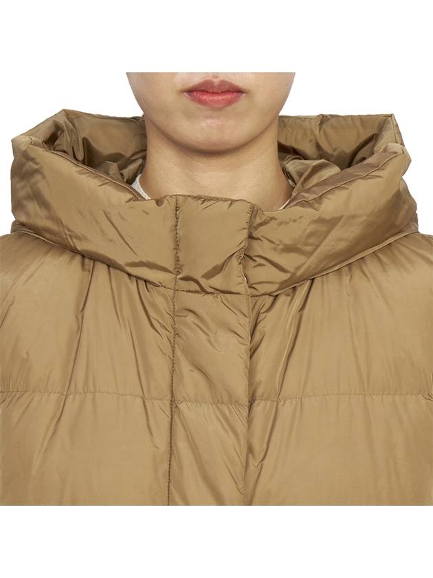 Zimino Padded Vest Brown - MAX MARA - BALAAN 7