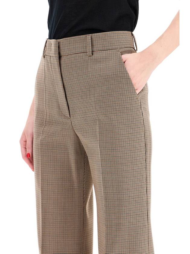 'teso' flared pants in pied de - MAX MARA SPORTMAX - BALAAN 4