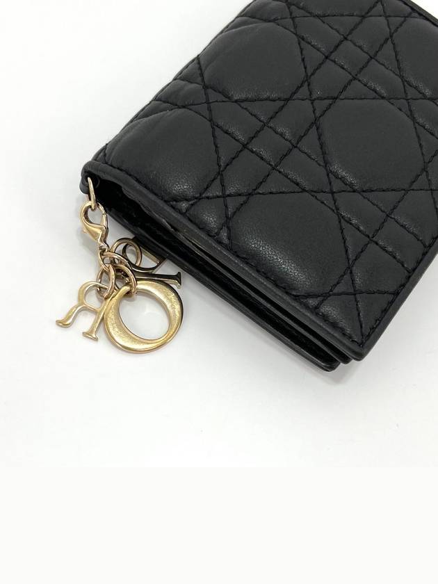 Cannage Women s Bicycle Wallet Black - DIOR - BALAAN 4