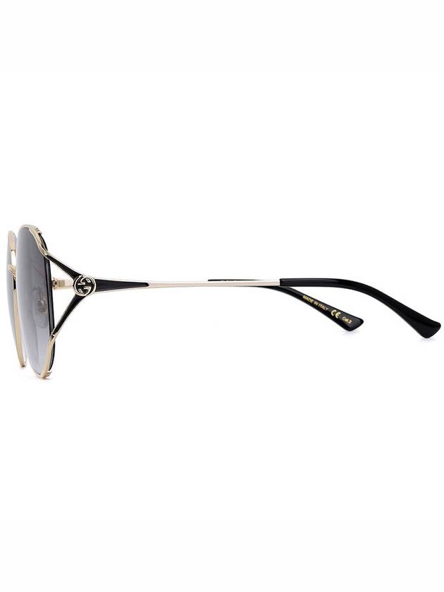 Eyewear Round Sunglasses Gold - GUCCI - BALAAN 5