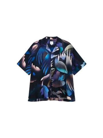 Flower print oversized shirt navy 270095 - PAUL SMITH - BALAAN 1