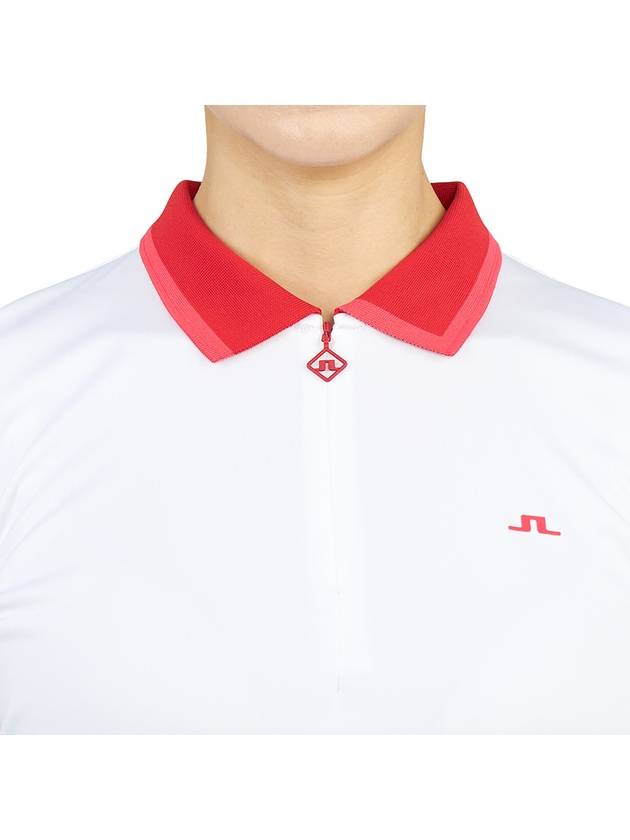 Women's Antonia Golf PK Shirt White - J.LINDEBERG - BALAAN 7