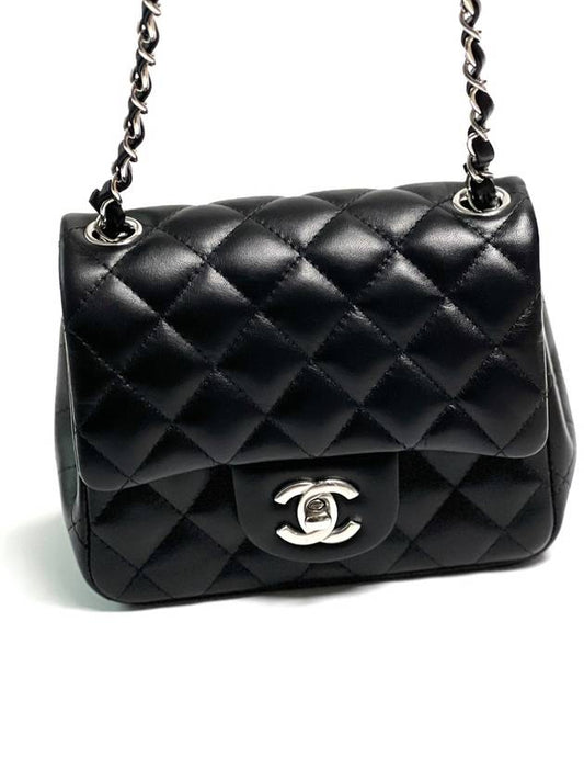 Classic Petite Sock Cross Bag Black Silver A35200 - CHANEL - BALAAN 2