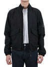 Shell-R Bomber Jacket Black - CP COMPANY - BALAAN 4