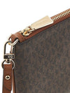 Women's Jet Set Charm Clutch Bag Brown - MICHAEL KORS - BALAAN 9