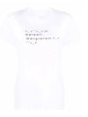 Women's Emoji Logo Font Generator Short Sleeve T-Shirt White - MAISON MARGIELA - BALAAN 2