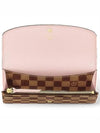 Emilie Damier Long Wallet Rose Ballerine - LOUIS VUITTON - BALAAN 4