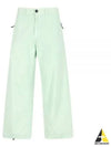 Marina Cotton Canvas Fatigue Straight Pants Light Green - STONE ISLAND - BALAAN 2