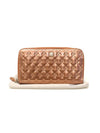 Women s Fendi 8M0024 Pink Patent Leather Gold Zipper Around Long Wallet gt Gangbuk used luxury goods - FENDI - BALAAN 3