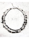 Necklace THANATOS Layered Black Hematite - RUBATI - BALAAN 1