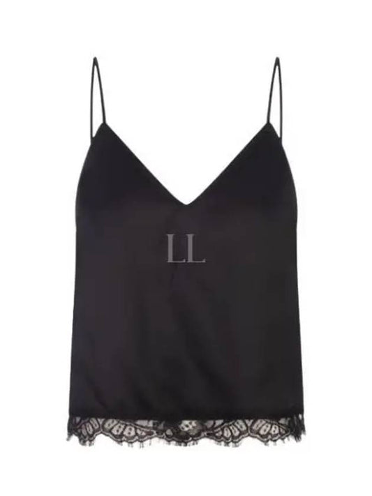 V-Neck Thin Strap Sleeveless Black - ALEXANDER MCQUEEN - BALAAN 2