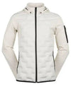 Pattern Padded Hooded Jacket White - HUGO BOSS - BALAAN 2