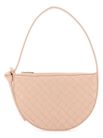 Intrecciato Sunrise Small Shoulder Bag Pink - BOTTEGA VENETA - BALAAN 1