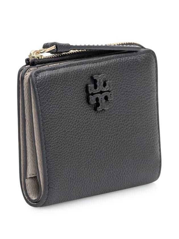 Mcgraw Half Wallet Black - TORY BURCH - BALAAN 4