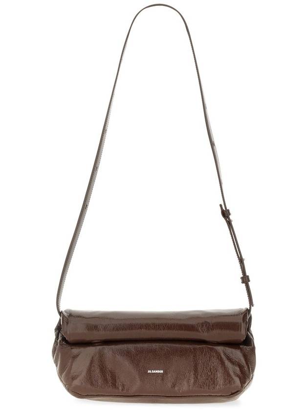 Roll up small shoulder bag chocolate plum - JIL SANDER - BALAAN 2