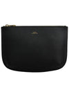 Half Moon Sarah Clutch Bag Black - A.P.C. - BALAAN.