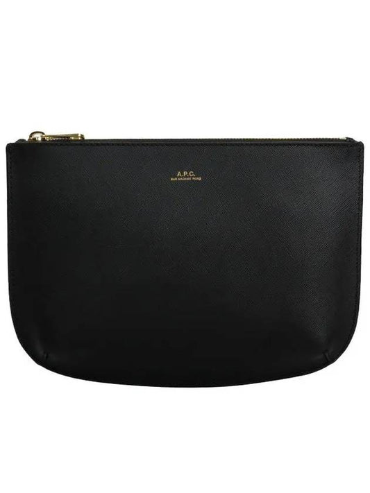 Half Moon Sarah Clutch Bag Black - A.P.C. - BALAAN 2