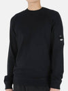 Men's Lens Wappen Long Sleeve Knit Top Navy - CP COMPANY - BALAAN 2