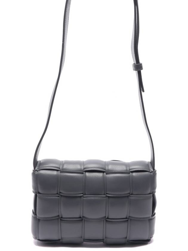 Cassette Intrecciato Padded Small Cross Bag Thunder - BOTTEGA VENETA - BALAAN 5