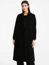 GENARCA Alpaca Wool Coat Black 60162513 - MAX MARA - BALAAN 2