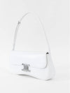 Medium Calfskin Shoulder Bag White - CELINE - BALAAN 4