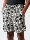 Vicente Geometric Print Swim Shorts Black - ISABEL MARANT - BALAAN 3