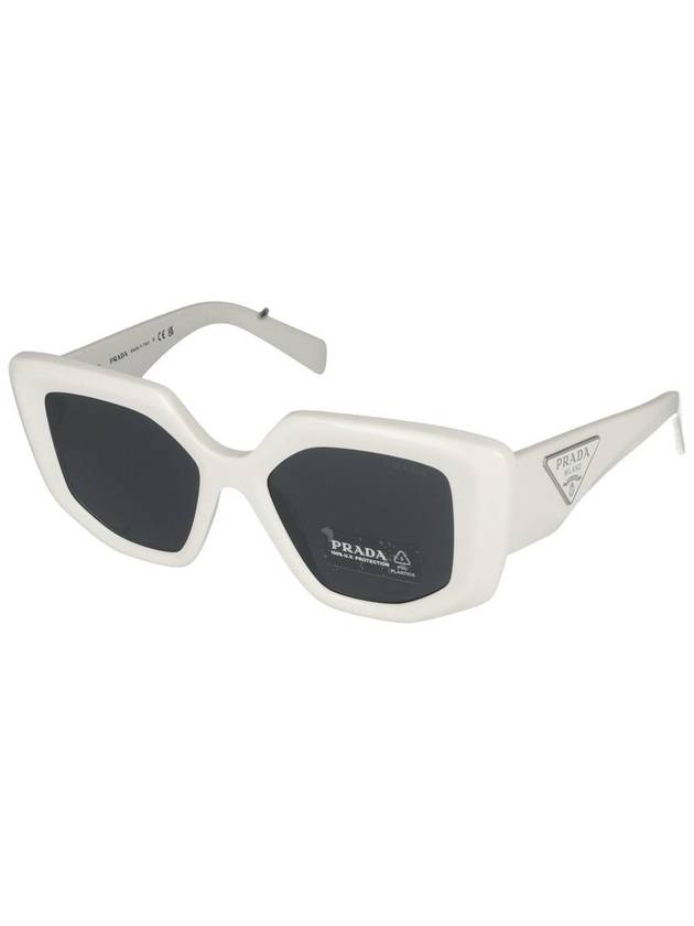 Eyewear Cat Eye Sunglasses Gray White - PRADA - BALAAN 3