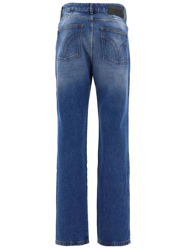 Straight Denim Jeans Blue - AMI - BALAAN 4