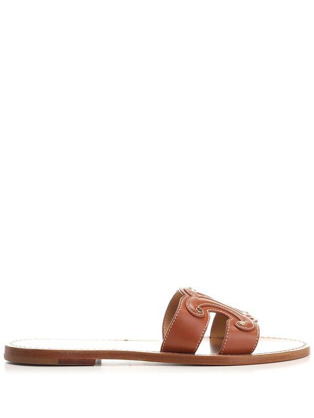 Triomphe Calfskin Mule Tan - CELINE - BALAAN 2