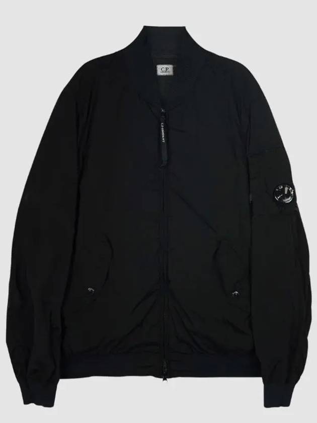 Nycra R Bomber Jacket Black - CP COMPANY - BALAAN 2