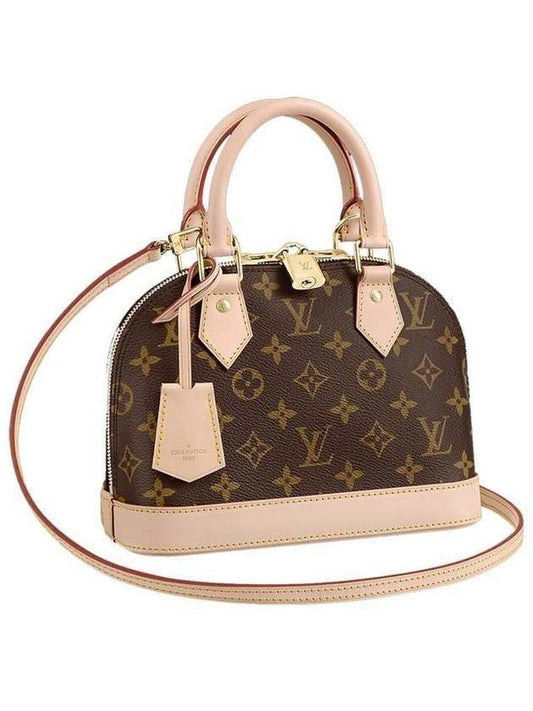 Alma BB Monogram Canvas Tote Bag Brown - LOUIS VUITTON - BALAAN 1