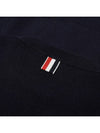 Men's Milan Stitch Armband Crew Neck Knit Top Navy - THOM BROWNE - BALAAN 3