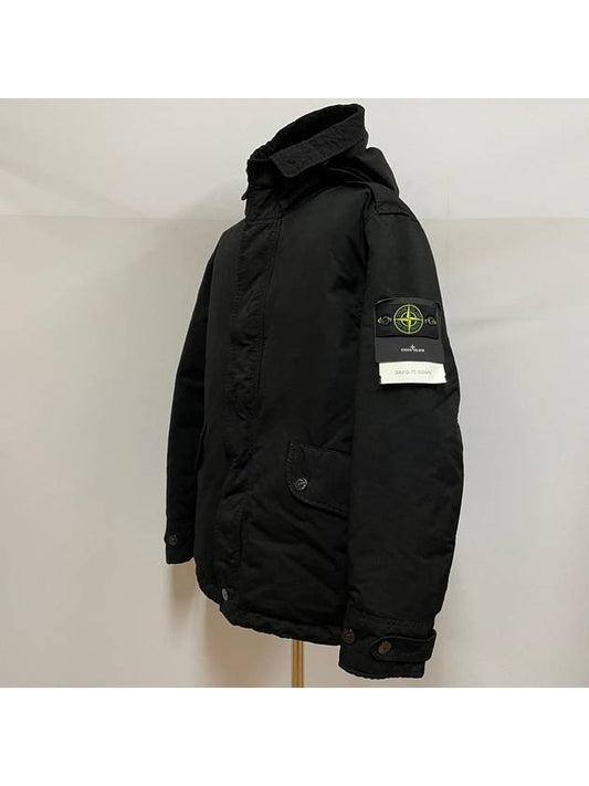 David-TC Down Short Parka Black - STONE ISLAND - BALAAN 2