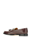 Tassel GG Supreme Canvas Leather Loafers Brown - GUCCI - BALAAN 4