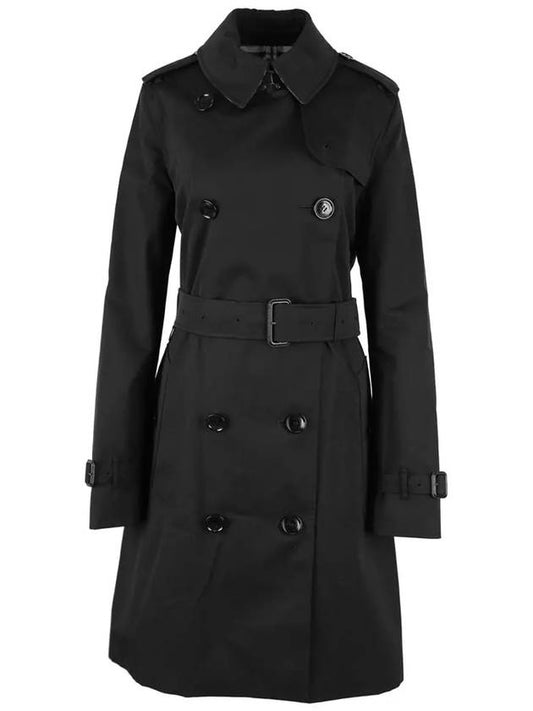 Women's Kensington Trench Coat Black - BURBERRY - BALAAN 2